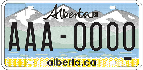 Alberta New Plate