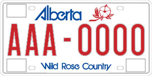 Alberta Old Plate
