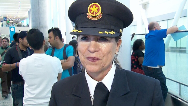 first female pilot marks final flight