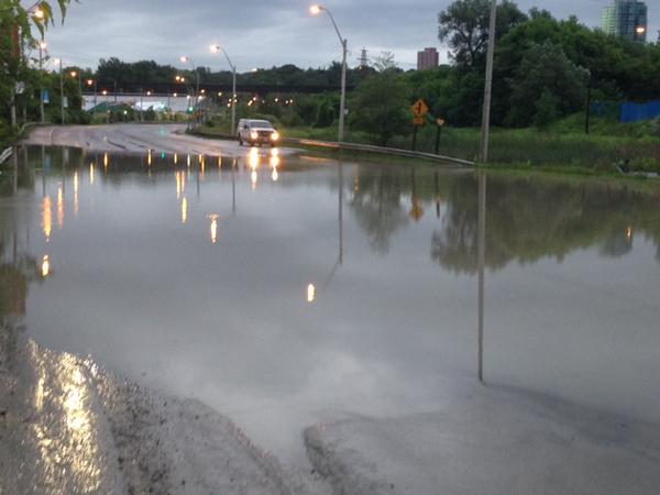 Overnight storm causes flooding GO train cancellations