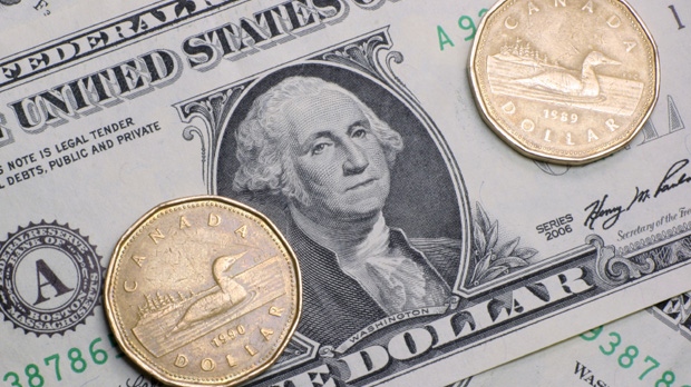 Loonie drops below 80 cents US