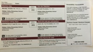 Incorrect voter information cards