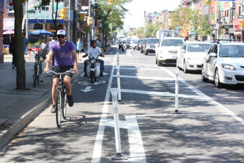 Bike lanes on Bloor