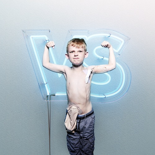 EMBARGOED UNTIL OCTOBER 14. Hartley Bernier strikes a strong pose for the new "VS" campaign at SickKids Hospital launching Oct 15. Hartley has Hirschsprungís disease, a blockage of the large intestine.  Uploaded by: Forani, Jonathan