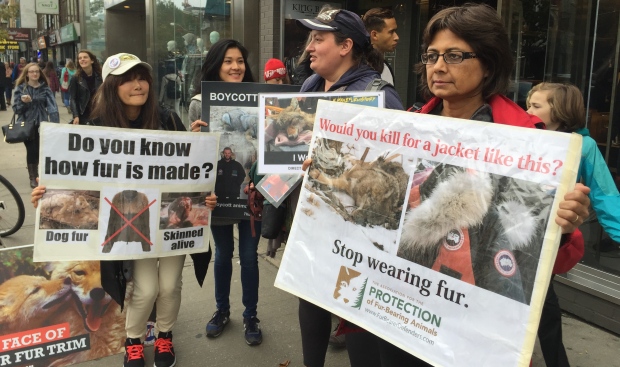 protesters-toronto-canada-goose-fur