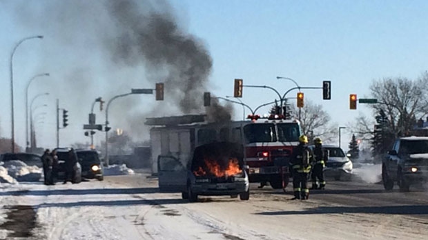 car-in-flames