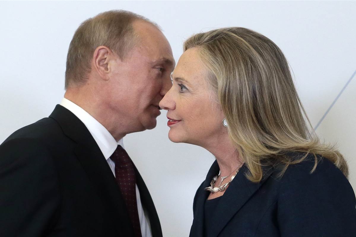 Putin Clinton