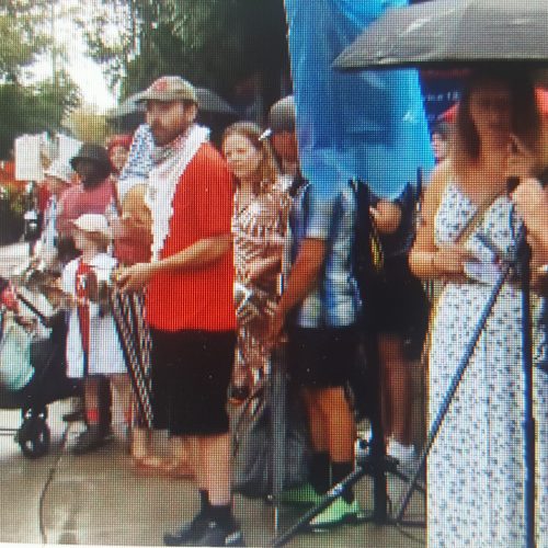 ВОЗЛЕ СТАНЦИЙ МЕТРО BLOOR-DANFORTH ПРОШЛИ ПРОПАЛЕСТИНСКИЕ МИТИНГИ 